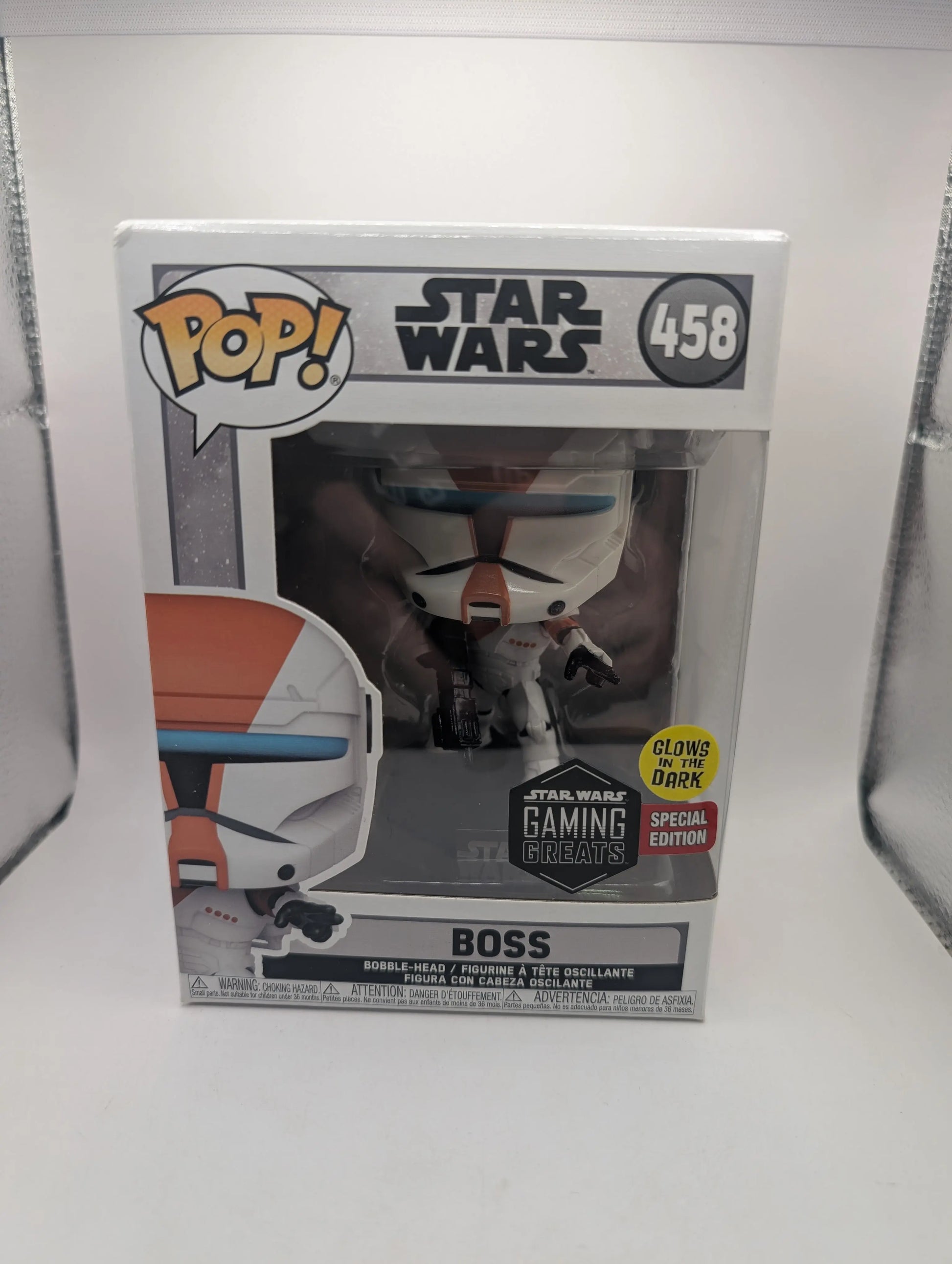 Funko Pop Boss Glow # 458 Star Wars Gaming Greats Special Edition Vinyl Figure FRENLY BRICKS - Open 7 Days