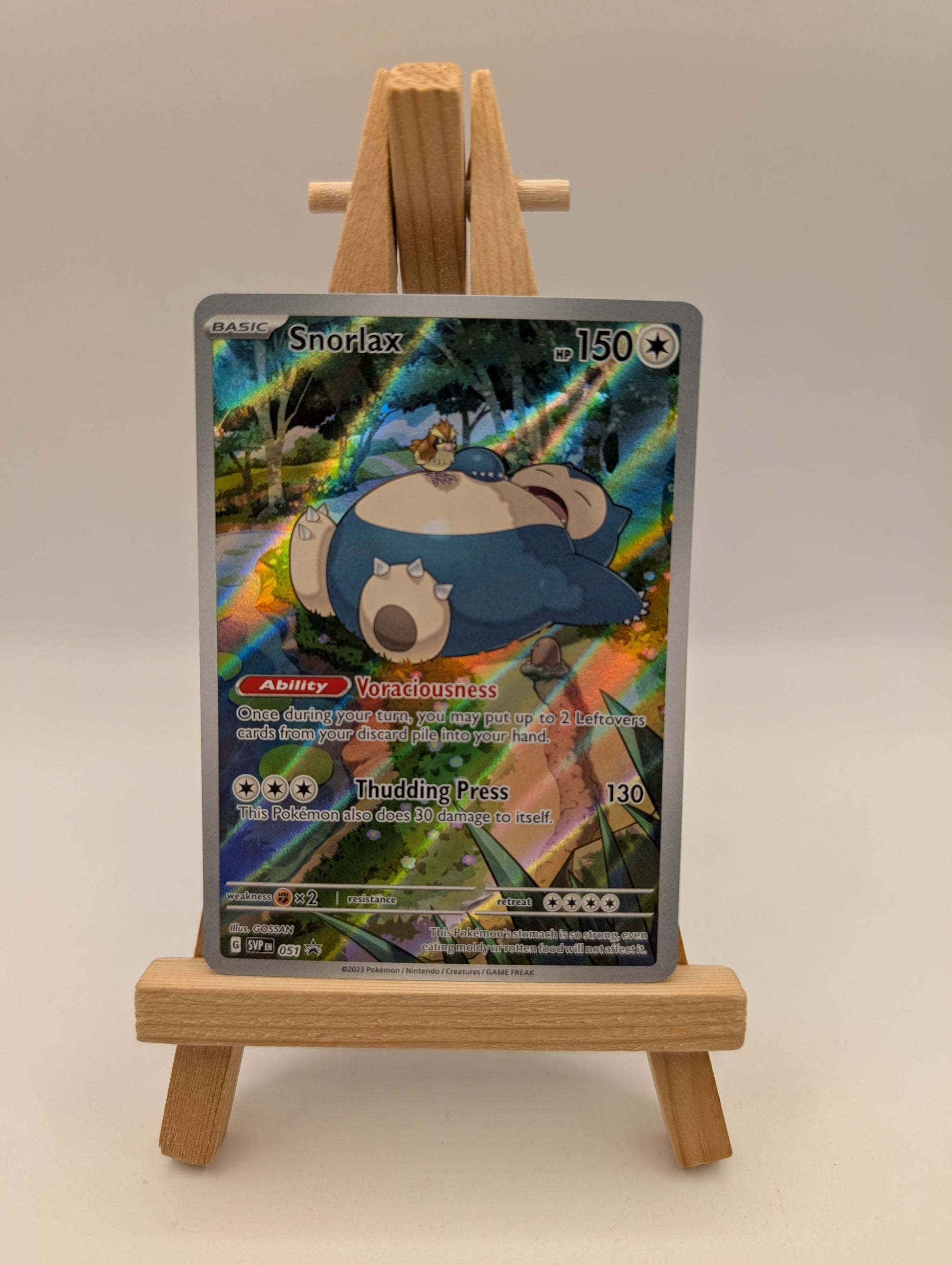 Snorlax SVP051 Scarlet & Violet 151 ETA Black Star Promo Pokemon TCG FRENLY BRICKS - Open 7 Days