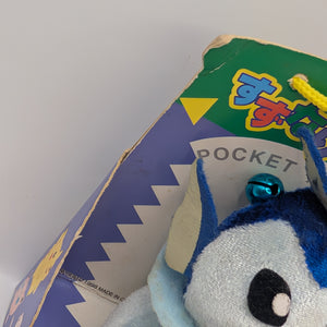 Vintage Pokemon Vaporeon Bell Plush Banpresto Pokedoll 1998 Japan Mini Toy 90s FRENLY BRICKS - Open 7 Days