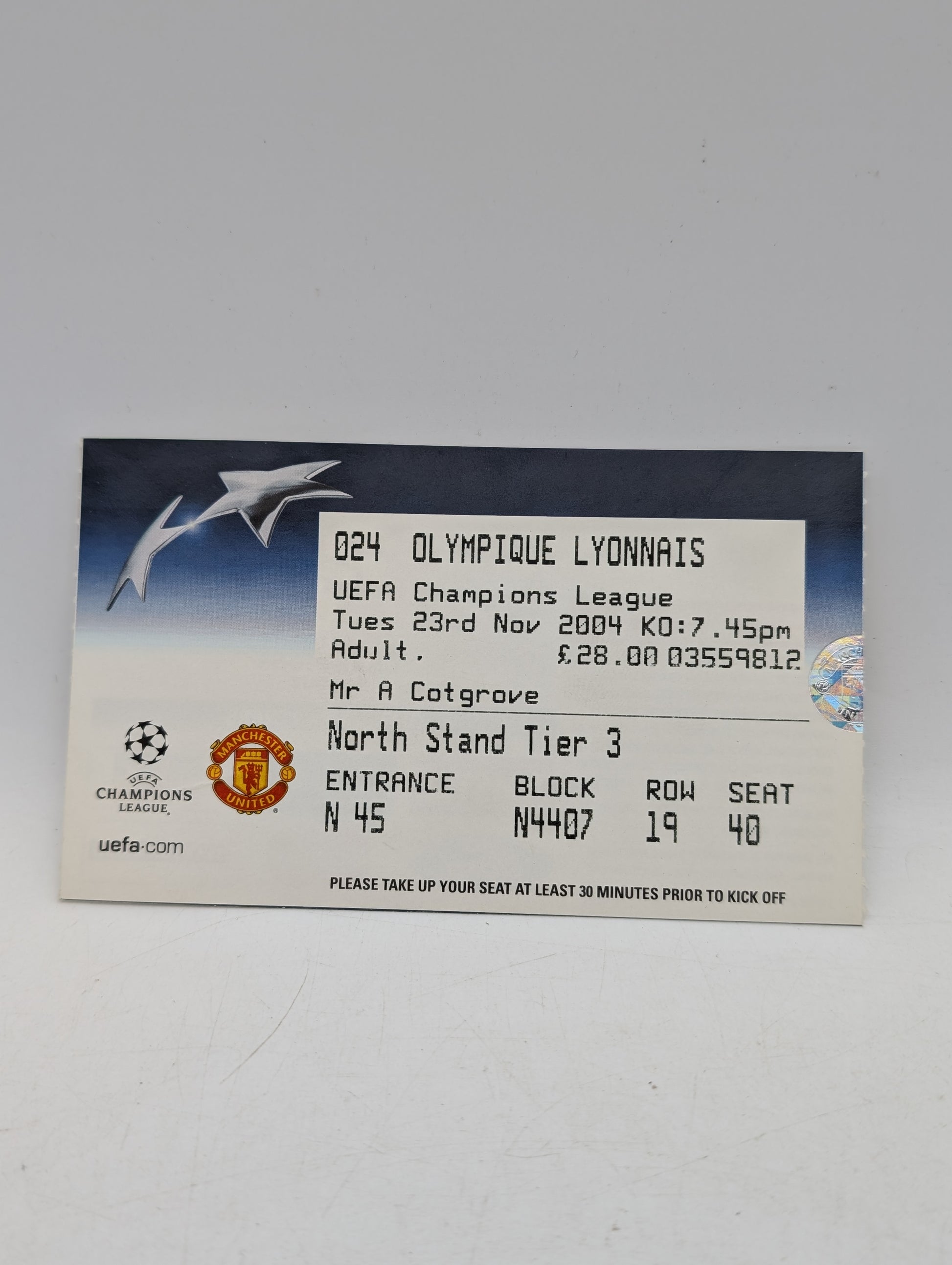 Manchester United United Review Collection with Genuine Tickets image 12