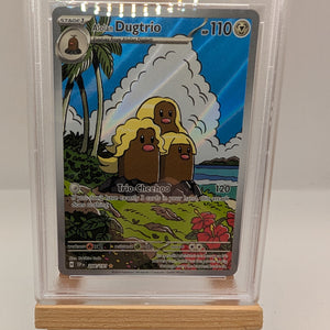 Pokemon 2024 Alolan Dugtrio 208/191 PSA 10 FRENLY BRICKS - Open 7 Days
