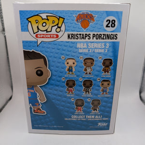 KRISTAPS PORZINGIS Pop Vinyl 28 FUNKO NBA NEW YORK KNICKS FRENLY BRICKS - Open 7 Days