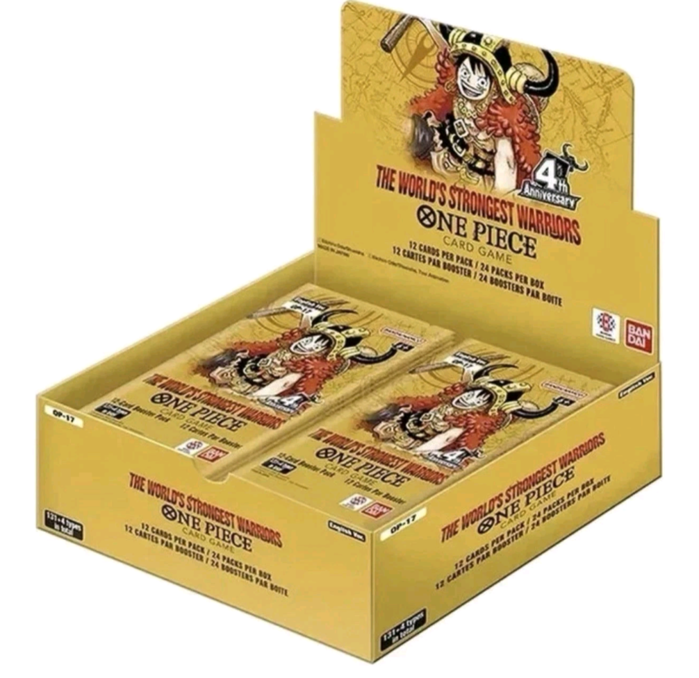 One Piece Card Game: Booster Display – The World's Strongest Warriors [OP-17] image 1