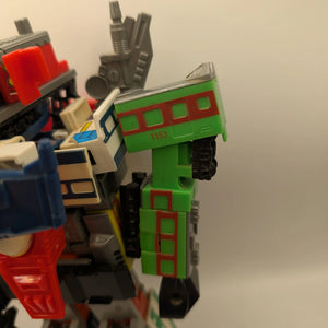 Transformers G1 RAIDEN trainbot bootleg ko figure Complete FRENLY BRICKS - Open 7 Days