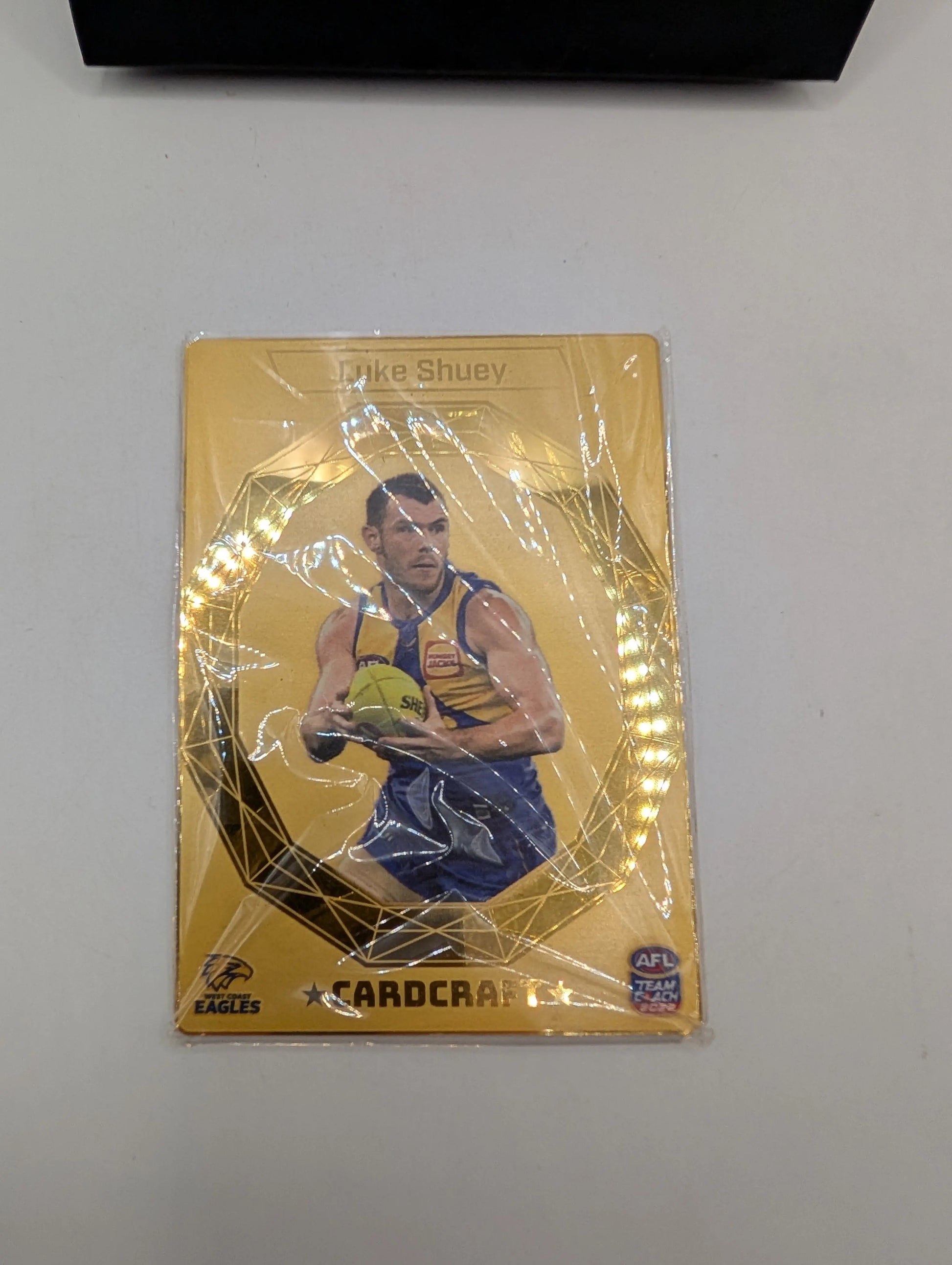 Luke Shuey 24k Gold Card Craft 2025 Teamcoach AFL Footy Card West Coast Eagles FRENLY BRICKS - Open 7 Days