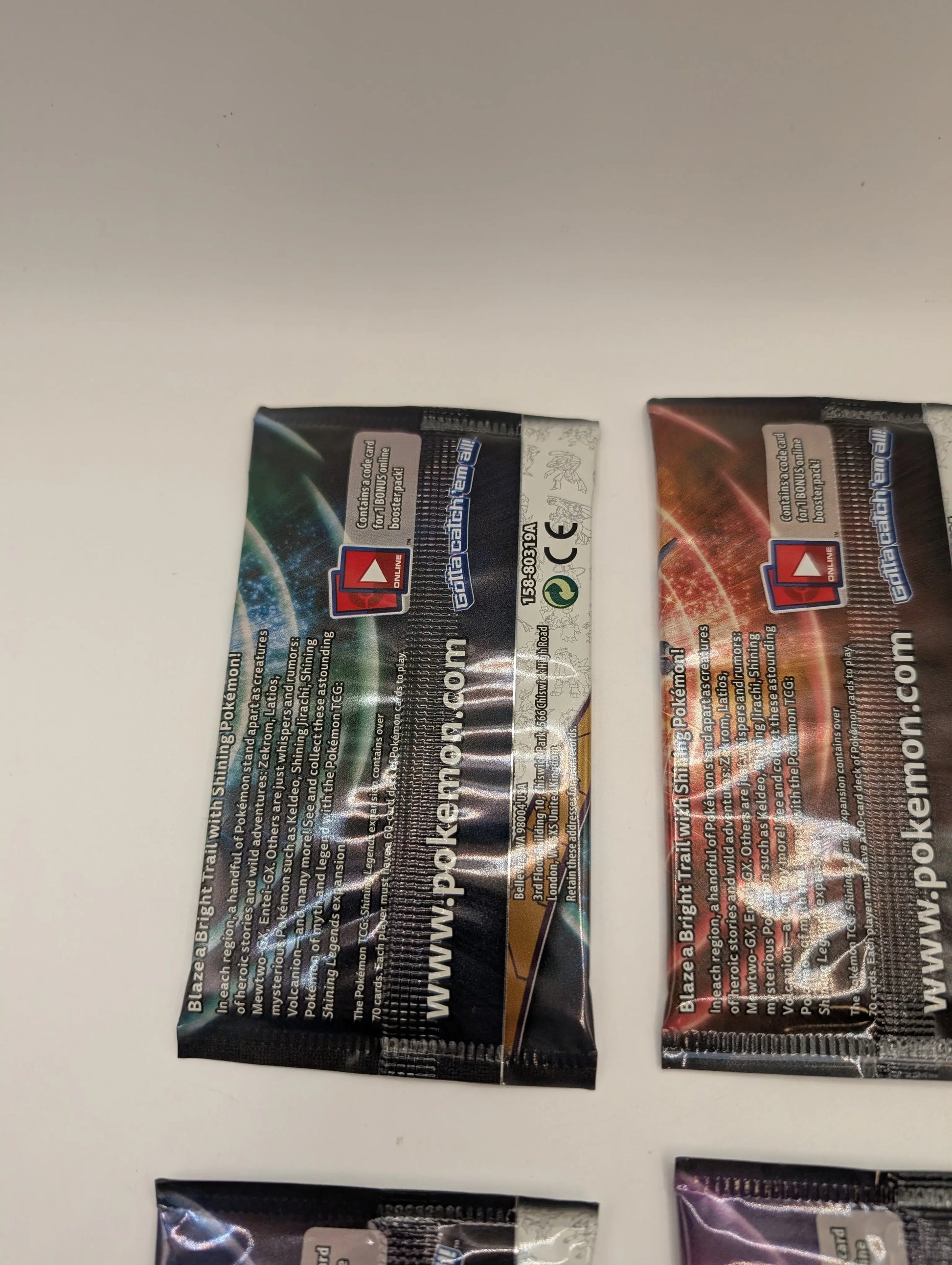 Pokemon Shining Legends Booster Packs Art Set x4 New & Sealed Sun Moon FRENLY BRICKS - Open 7 Days