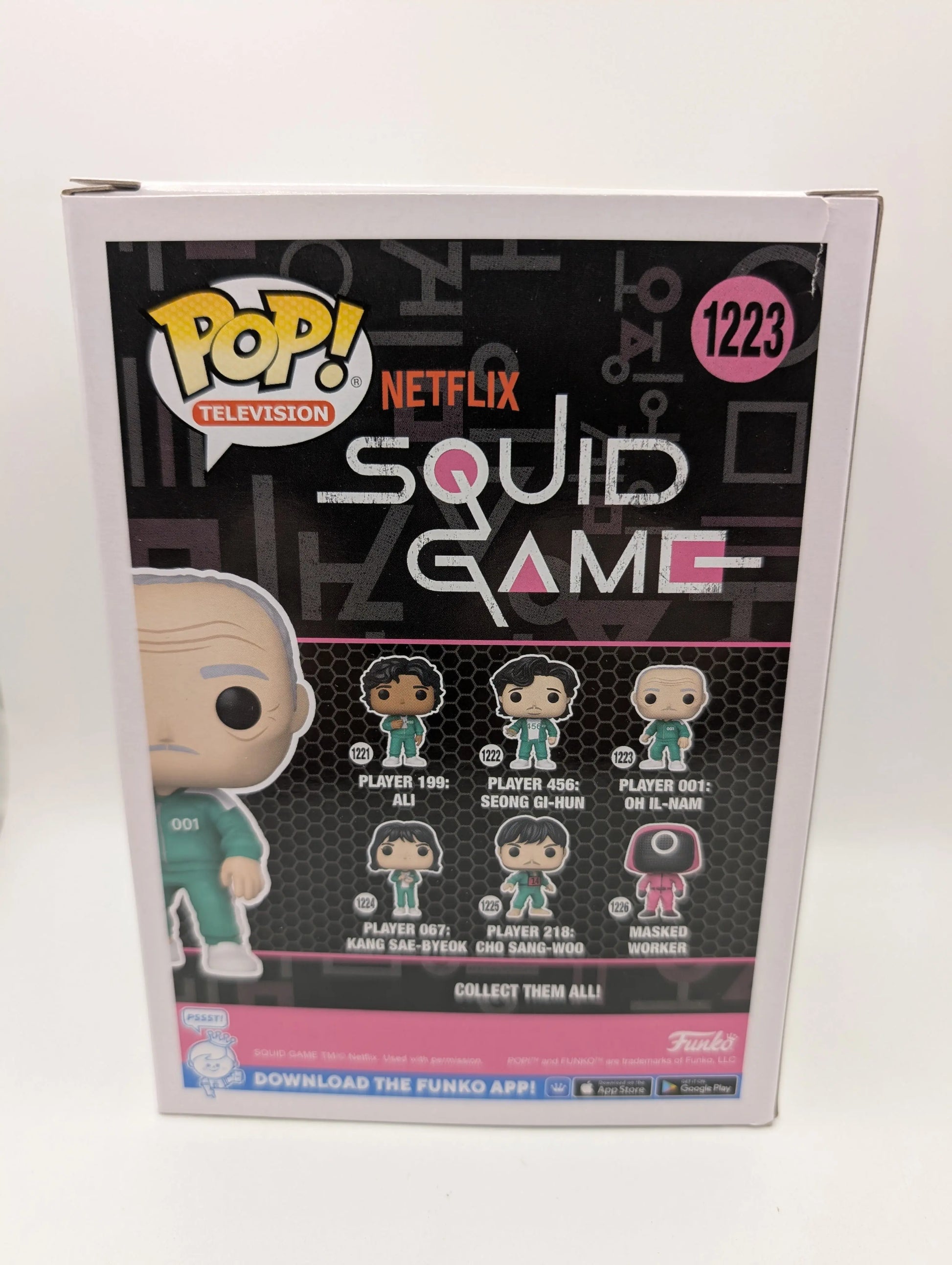 Funko Squid Game - Player 001: Oh Il-Nam Pop! Television Vinyl Figure #1223 FRENLY BRICKS - Open 7 Days