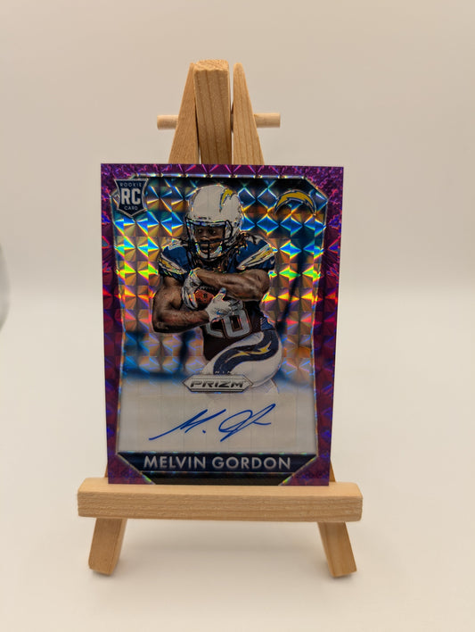 2015 Prizm Melvin Gordon Rookie RC Rookie Auto #RS-MG Chargers /50 FRENLY BRICKS - Open 7 Days