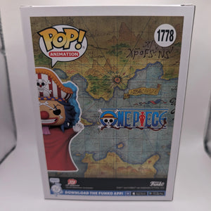 Funko Pop! Vinyl: One Piece Buggy the Genius Jester #1778, Chalice Exclusive FRENLY BRICKS - Open 7 Days