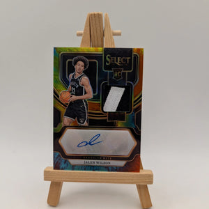 2023-24 Panini Select Jalen Wilson RC Auto RPA /25 Tie-Dye Parallel RJ-WIL FRENLY BRICKS - Open 7 Days