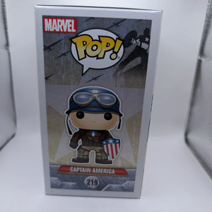 Funko Pop! Vinyl Captain America #219 2017 Spring Convention Exclusive FRENLY BRICKS - Open 7 Days
