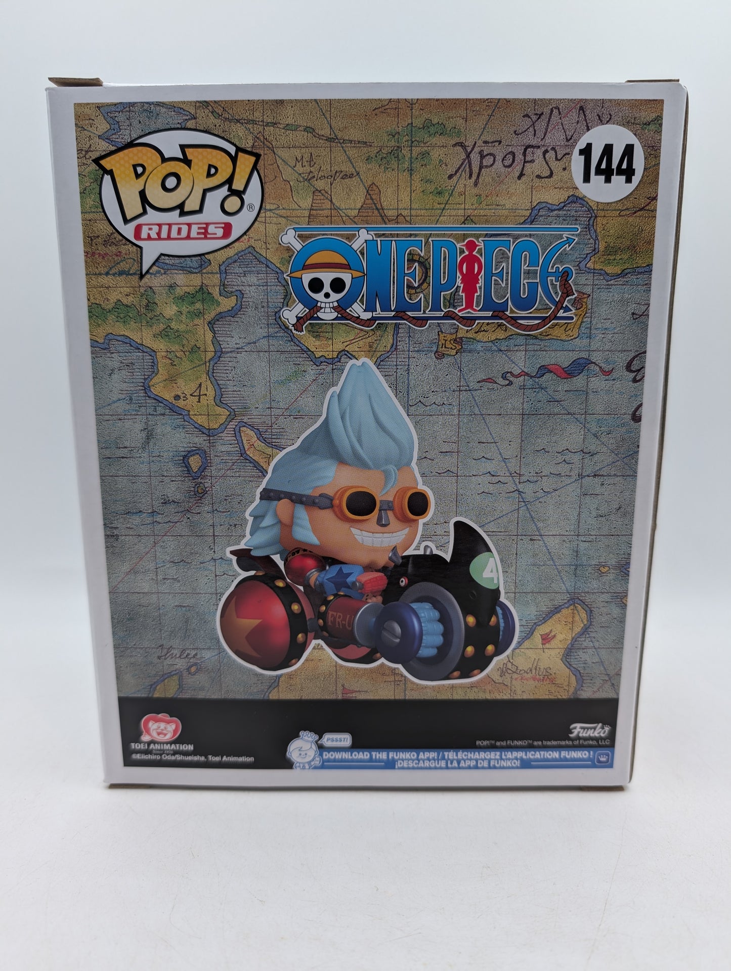 Funko POP! RIDES One Piece Franky with Black Rhino FR-U4 #144 2026 Spring Con