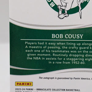 2023-24 Panini Immaculate Bob Cousy Heralded Signatures Auto #/35 Celtics FRENLY BRICKS - Open 7 Days