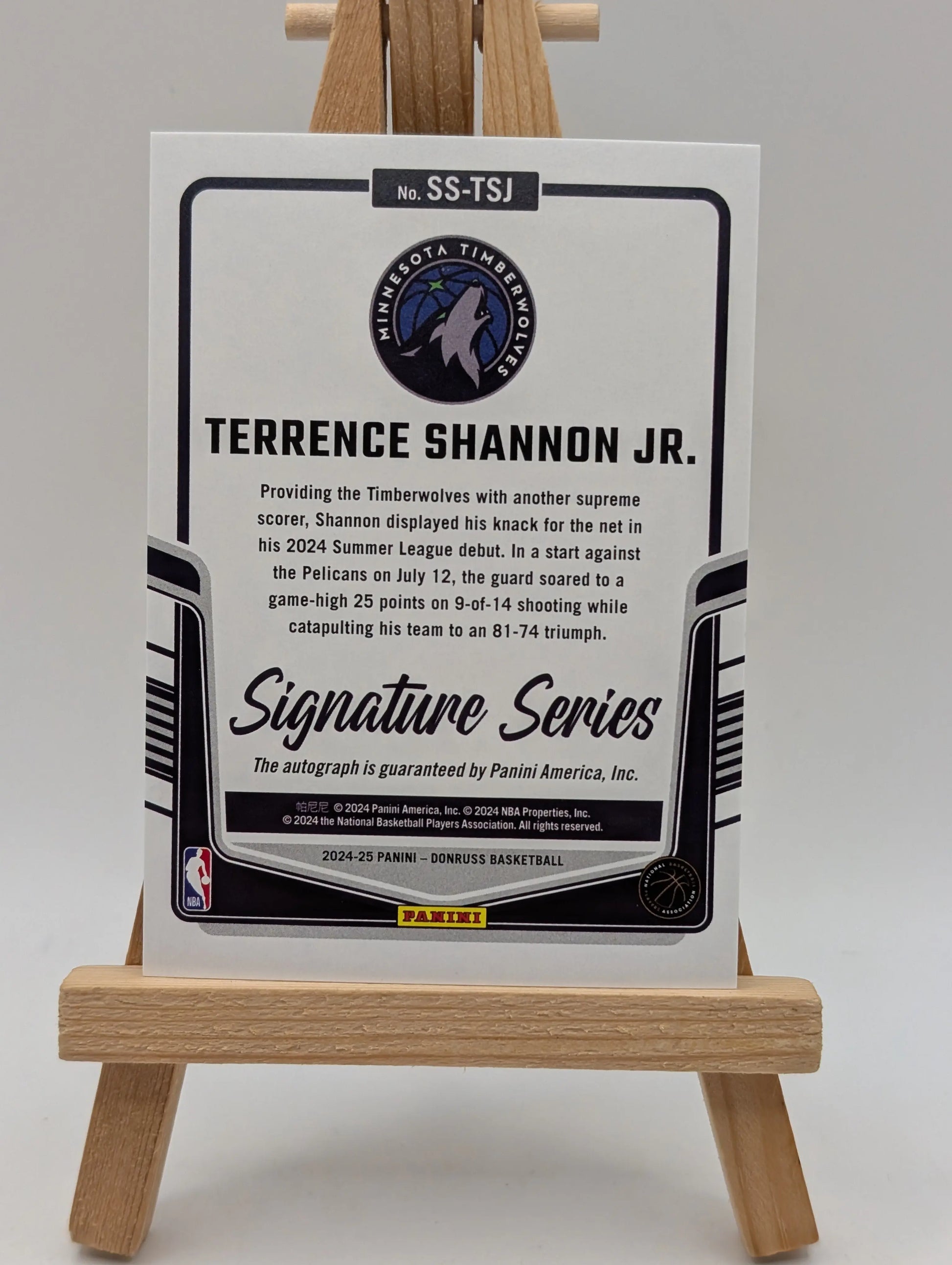 Terrence Shannon Jr. [Green Laser] #76 2024 Panini Donruss Signature Rookie FRENLY BRICKS - Open 7 Days
