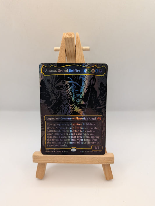 Atraxa, Grand Unifier [Oil Slick Raised Foil] | Phyrexia: All Will Be One MTG 357 FRENLY BRICKS - Open 7 Days