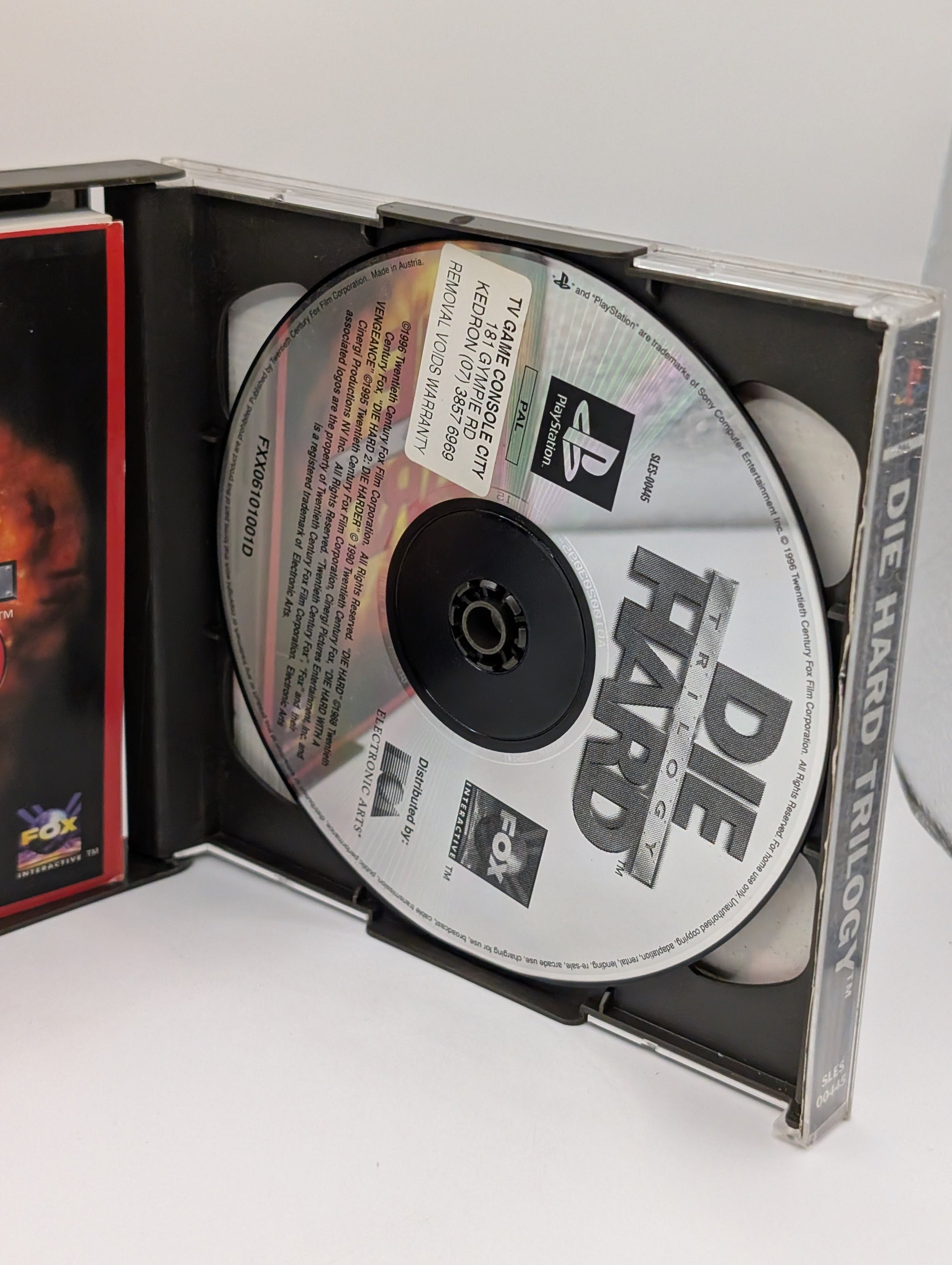 PS1 - Die Hard Trilogy Sony Playstation  One Game with Manual - PAL Tested FRENLY BRICKS - Open 7 Days