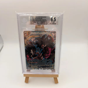 SS4 Son Goku & SS4 Vegeta, Combination of Techniques (Silver) Beyond Generations BGS 6.5 FRENLY BRICKS - Open 7 Days