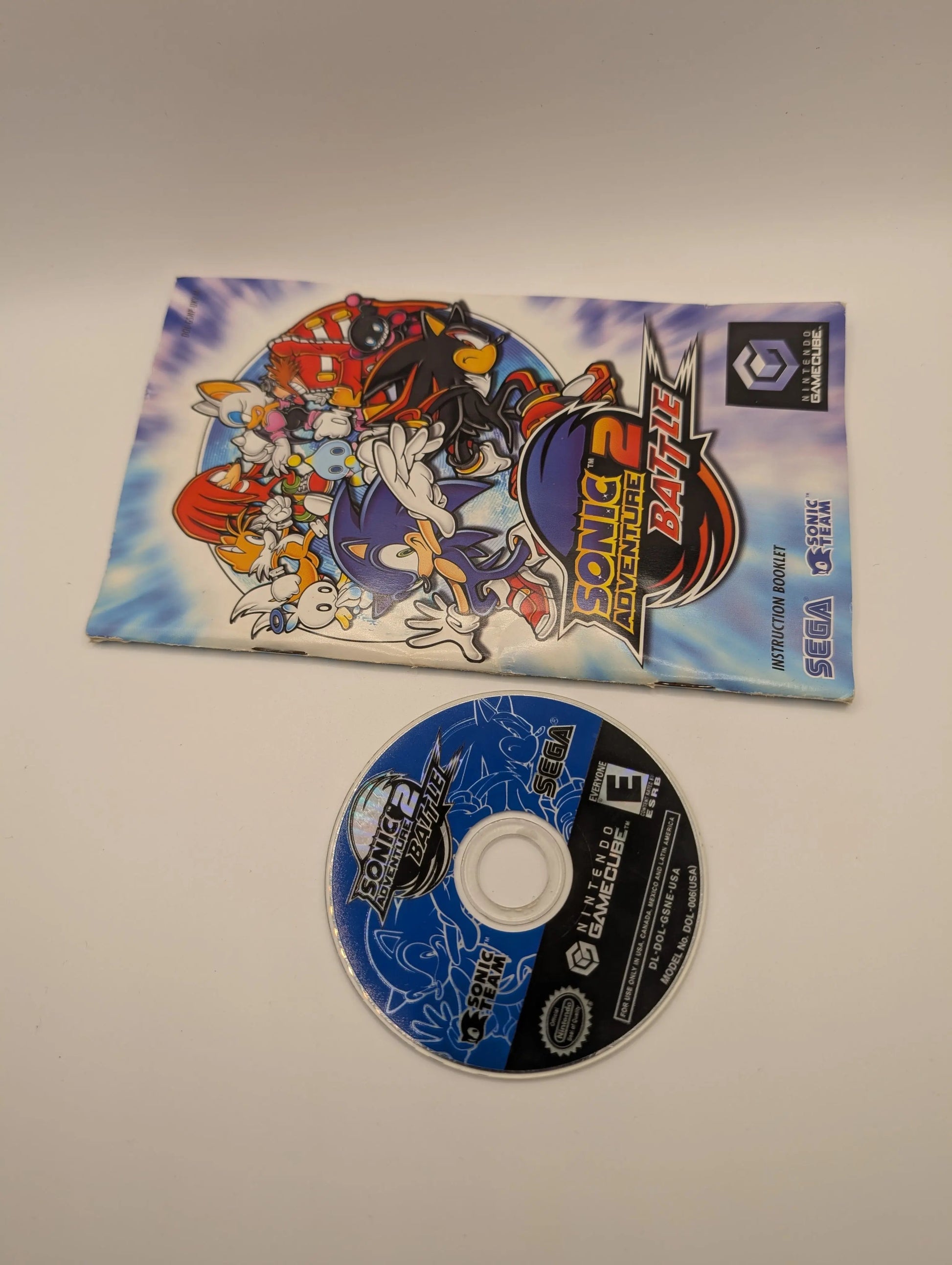 Sonic Adventure 2: Battle (GameCube Game PAL)  VGC - Disc, Manual, Case Vintage FRENLY BRICKS - Open 7 Days