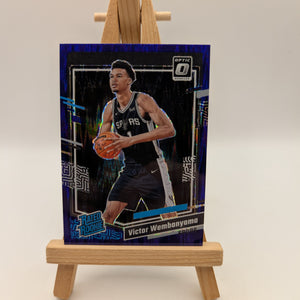 2023-24 Donruss Optic Rated Rookie Victor Wembanyama Purple Shock Prizm RC FRENLY BRICKS - Open 7 Days