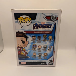 Iron Man I Am Iron Man Glow 580 Avengers Endgame Marvel Funko Pop Vinyl FRENLY BRICKS - Open 7 Days