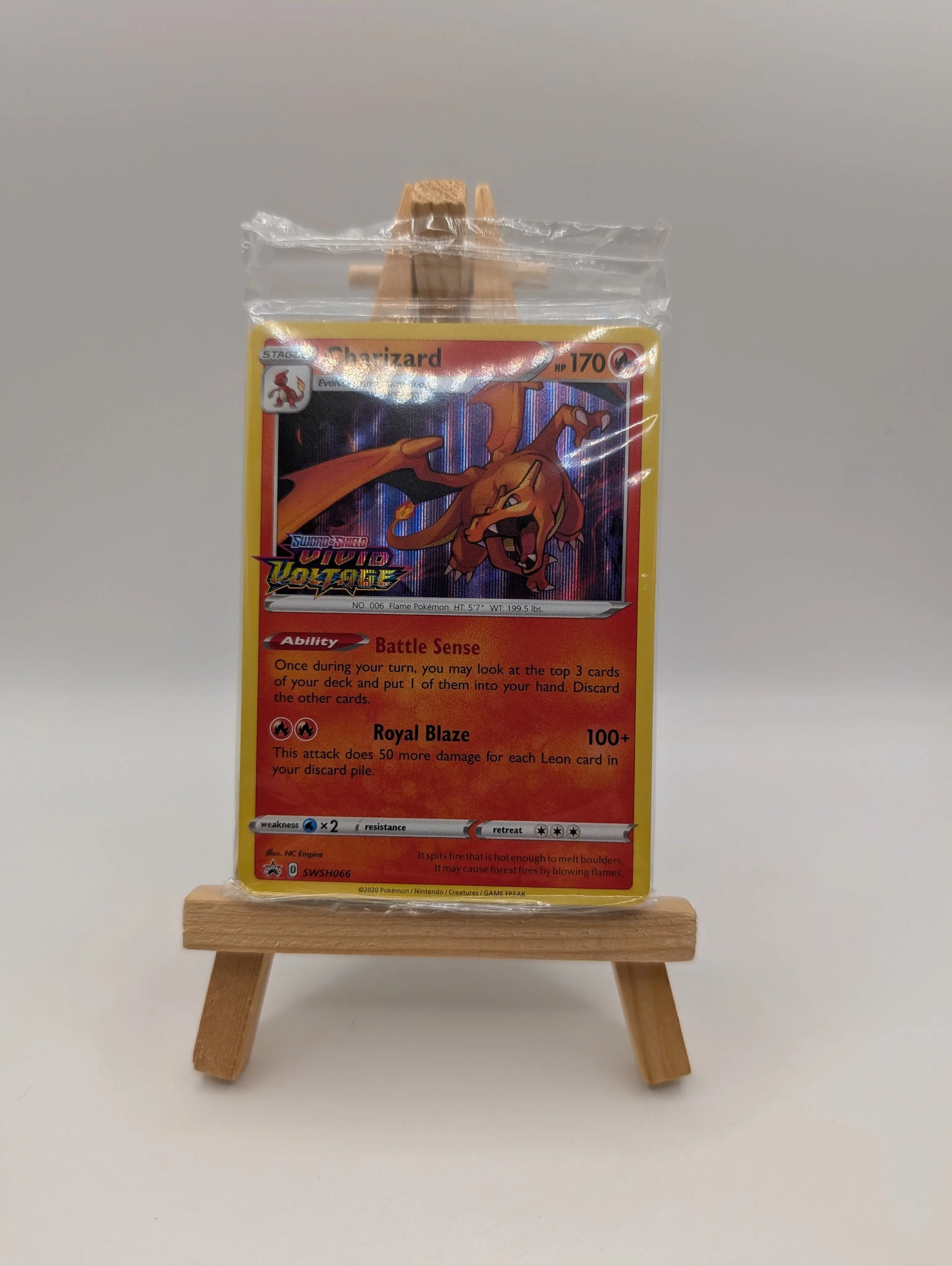 Charizard SWSH066 Black Star Promo Stamped Pokémon Voltage Sealed Prerelease FRENLY BRICKS - Open 7 Days