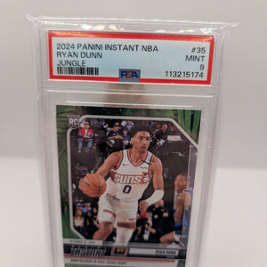 2024 Panini Instant NBA Ryan Dunn Jungle #35 PSA 9 /25 FRENLY BRICKS - Open 7 Days
