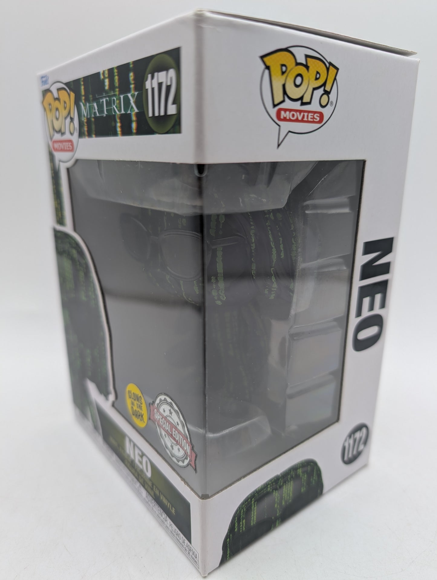 Funko Pop! Matrix Neo #1172 Glow in Dark Special Edition Vinyl Figure