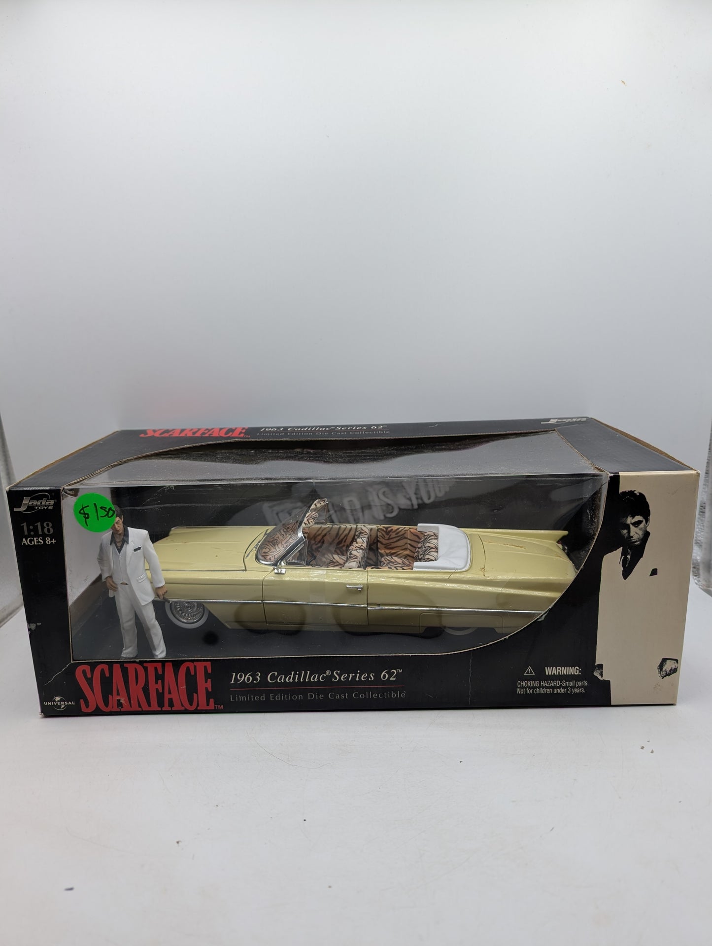 Jada Toys Scarface 1963 Cadillac 1:18 Limited Diecast Tony Montana
