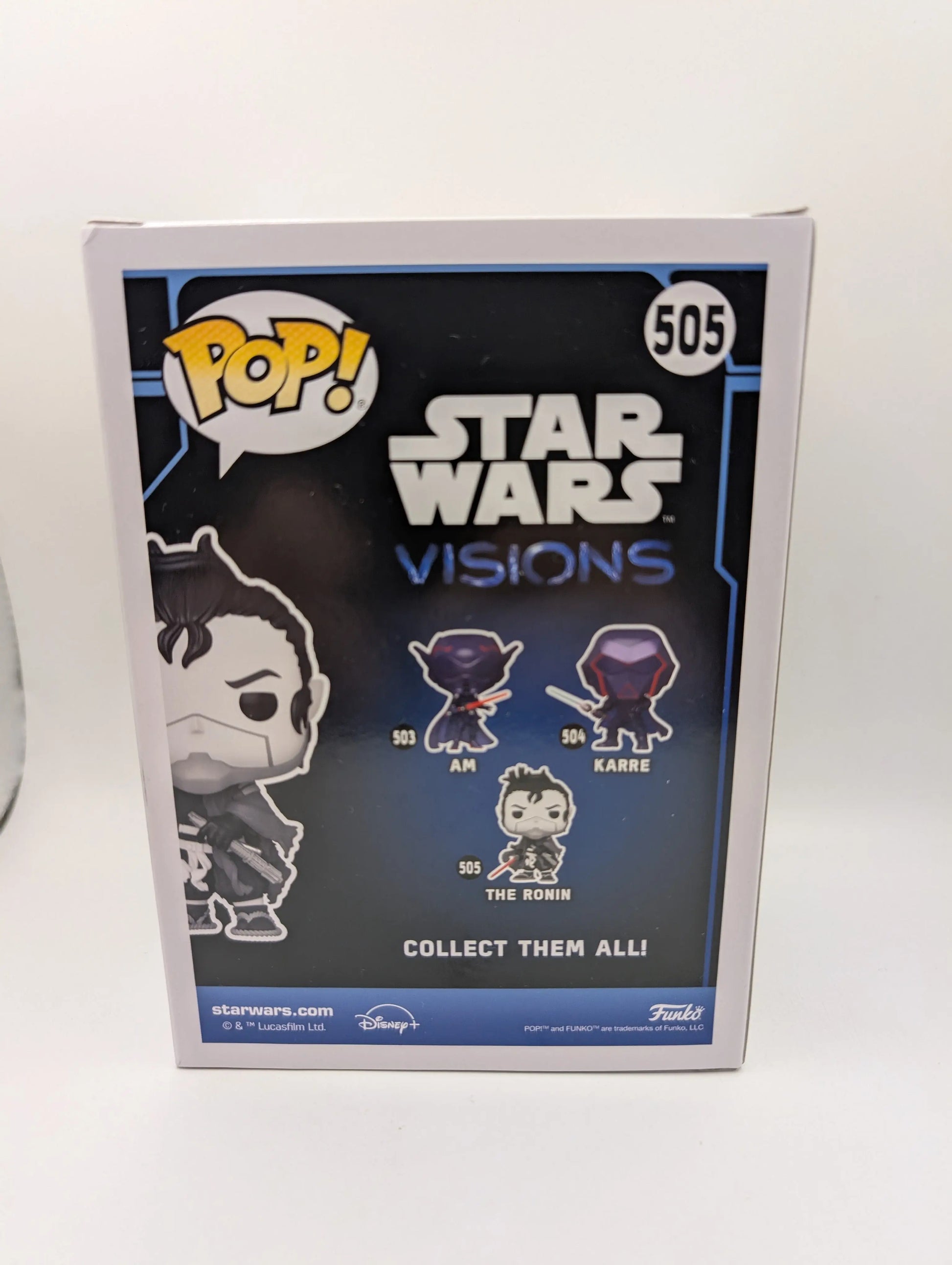 Funko POP! Star Wars Visions #505 The Ronin Bobble-Head Exclusive FRENLY BRICKS - Open 7 Days