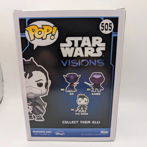 Funko POP! Star Wars Visions #505 The Ronin Bobble-Head Exclusive FRENLY BRICKS - Open 7 Days