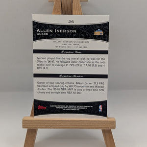 2007-08 Topps Allen Iverson Echelon Blue /25 FRENLY BRICKS - Open 7 Days