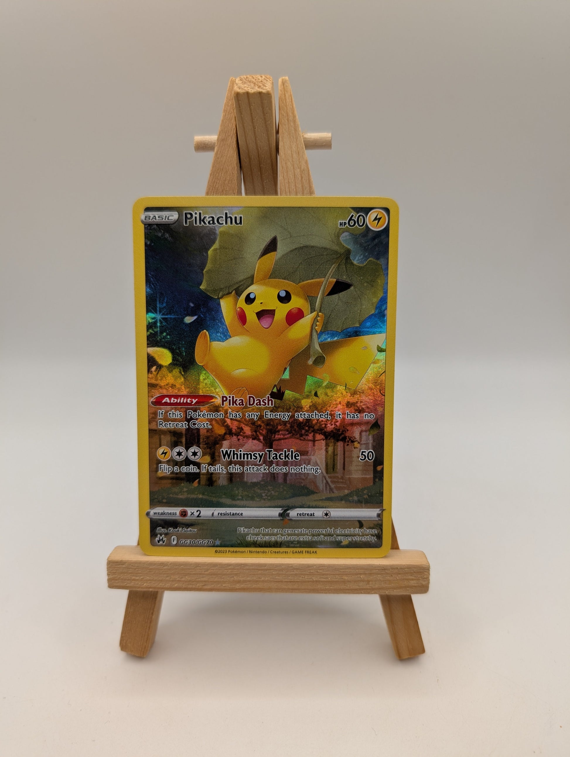 Pokemon TCG - Pikachu - Crown Zenith: Galarian Gallery Ultra Rare GG30/GG70 FRENLY BRICKS - Open 7 Days