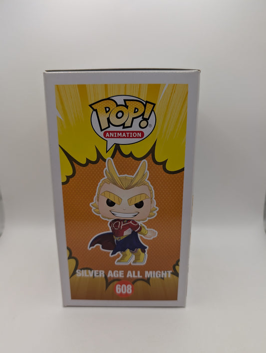 Silver Age All Might #608 Funko Pop! Vinyl Figure – My Hero Academia Collectible FRENLY BRICKS - Open 7 Days