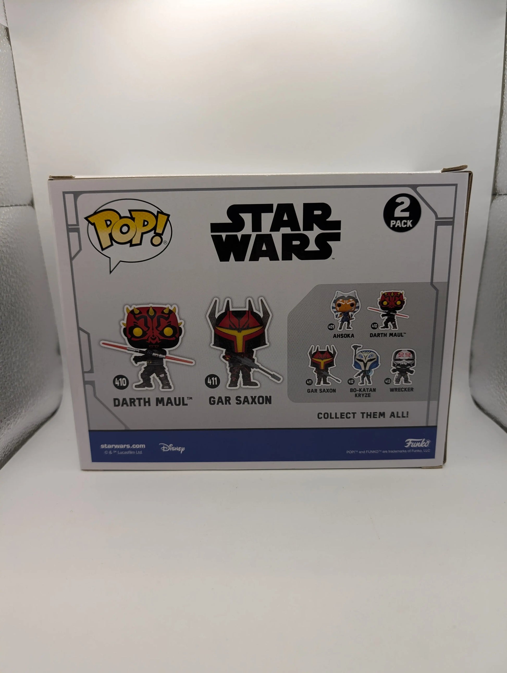 Funko POP Darth Maul & GAR Saxon Glow Dark 2 Pack FRENLY BRICKS - Open 7 Days