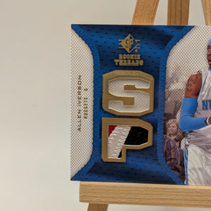 Allen Iverson 2007-08 Sp Rookie Threads Game Used Dual Jersey Nuggets Card FRENLY BRICKS - Open 7 Days