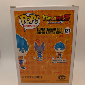 Super Saiyan God Super Saiyan Goku 121 DBZ Funko Pop Vinyl FRENLY BRICKS - Open 7 Days