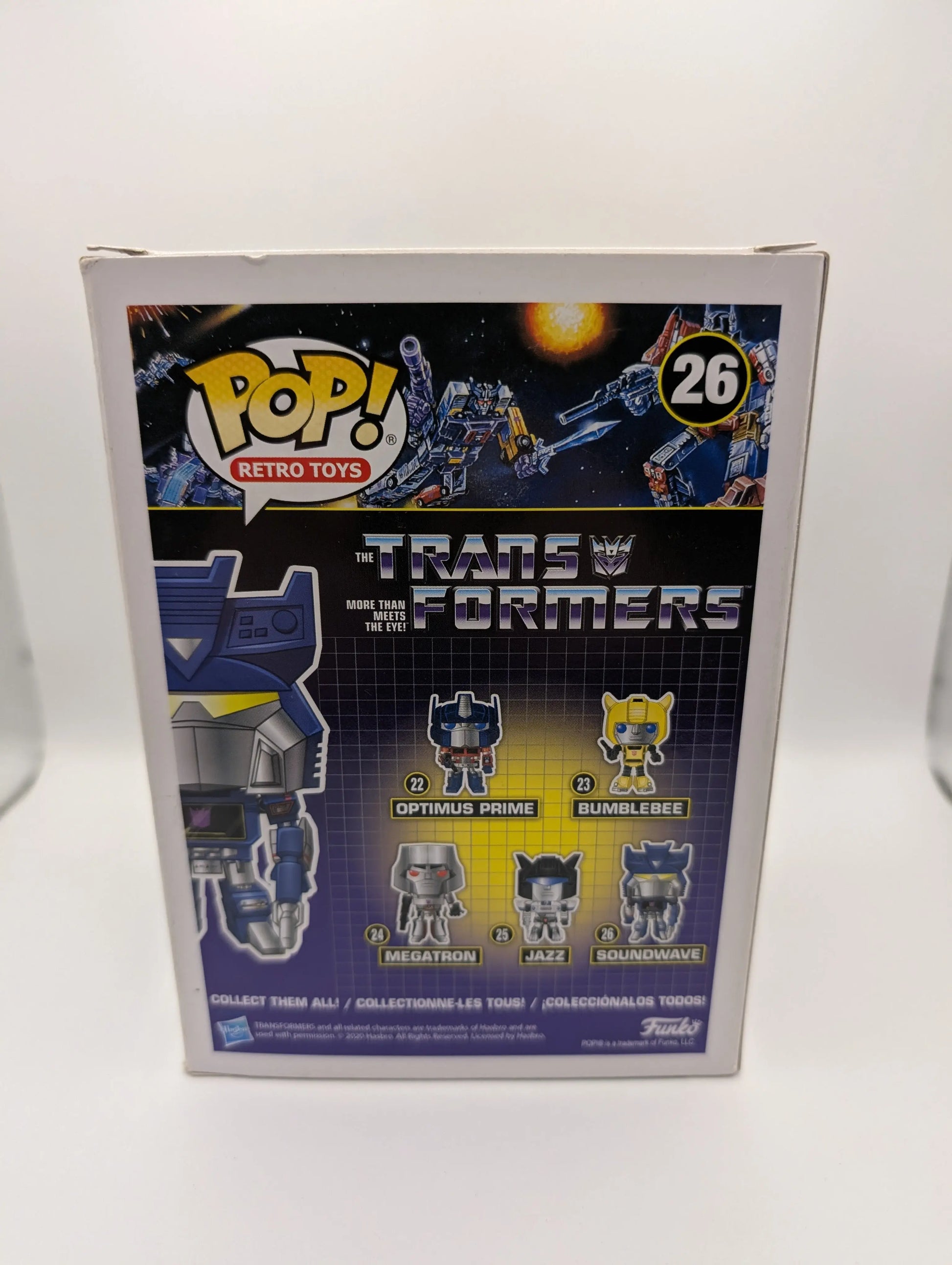 FUNKO POP! Soundwave #26 Transformers Retro Toys Vinyl Figure FRENLY BRICKS - Open 7 Days