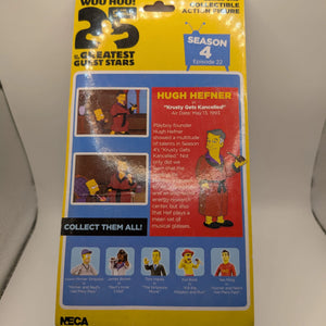 NECA The Simpsons Guest Stars Series 1 Playboy HUGH HEFNER Action Figure FRENLY BRICKS - Open 7 Days