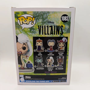 Disney Villains - Cruella de Vil Pop! Vinyl Figure #1083 Funko FRENLY BRICKS - Open 7 Days