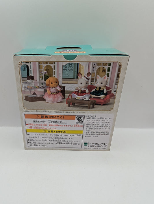 Epoch Calico Critters Families Town Series Chocolate Shop Sylvanian Families FRENLY BRICKS - Open 7 Days