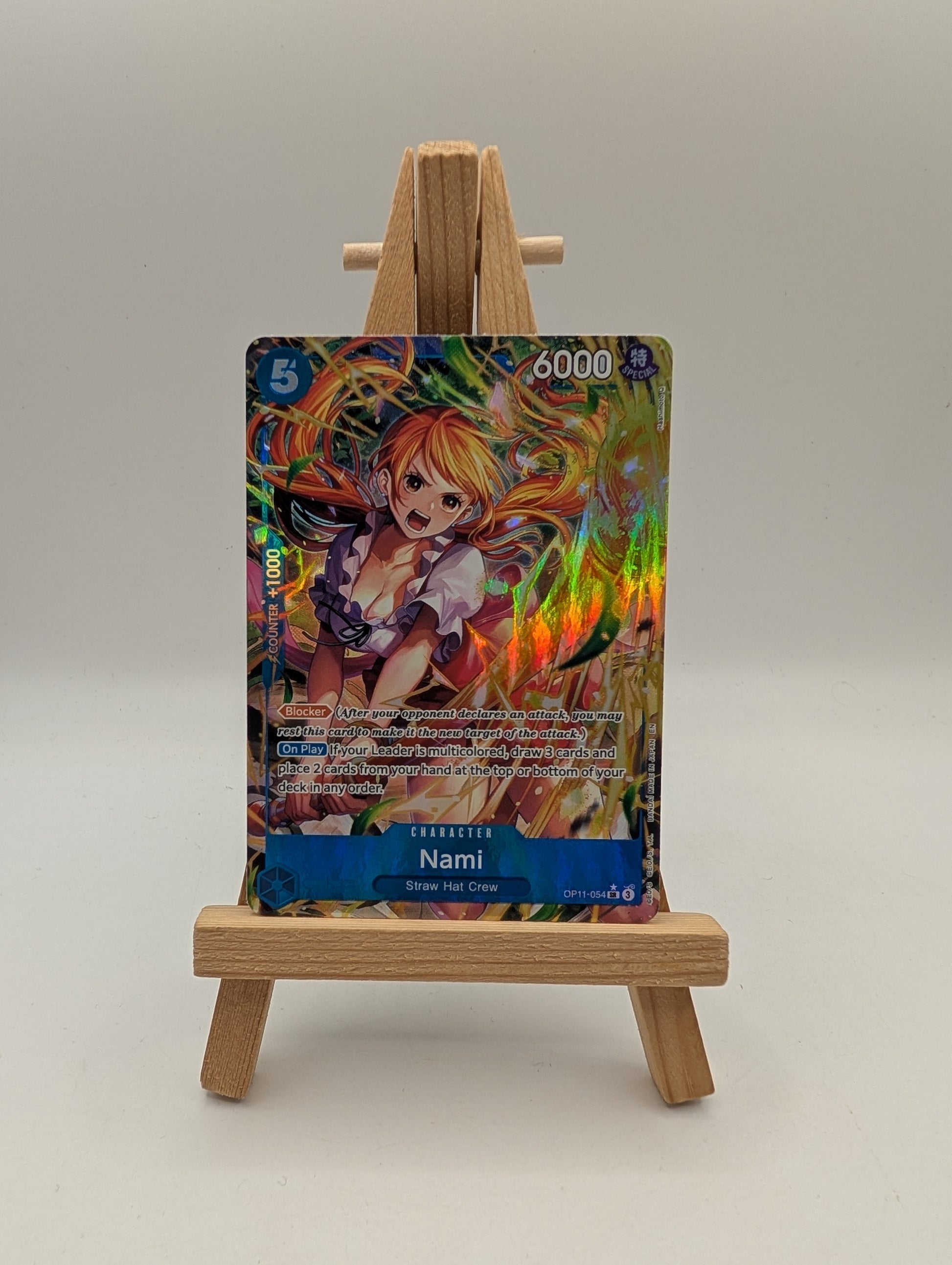 Nami OP11-054 Alt Art A Fist of Divine Speed One Piece Card Game English FRENLY BRICKS - Open 7 Days