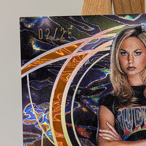 2025 Topps WWE Universe Stacy Keibler Legends On Card Auto Orange /25 FRENLY BRICKS - Open 7 Days