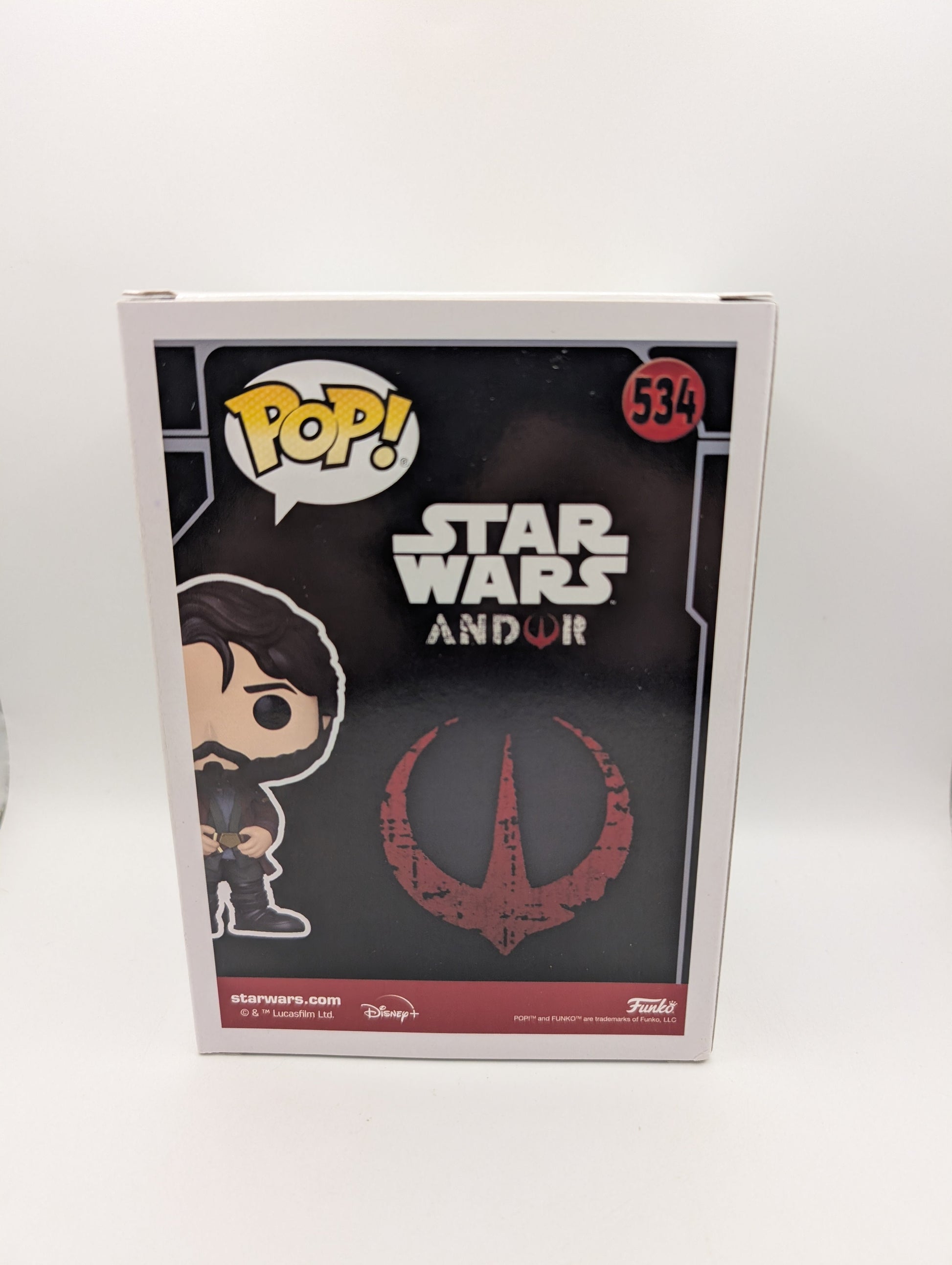 Star Wars - Cassian Andor Funko Pop Vinyl SDCC 2022 Exclusive #534 FRENLY BRICKS - Open 7 Days