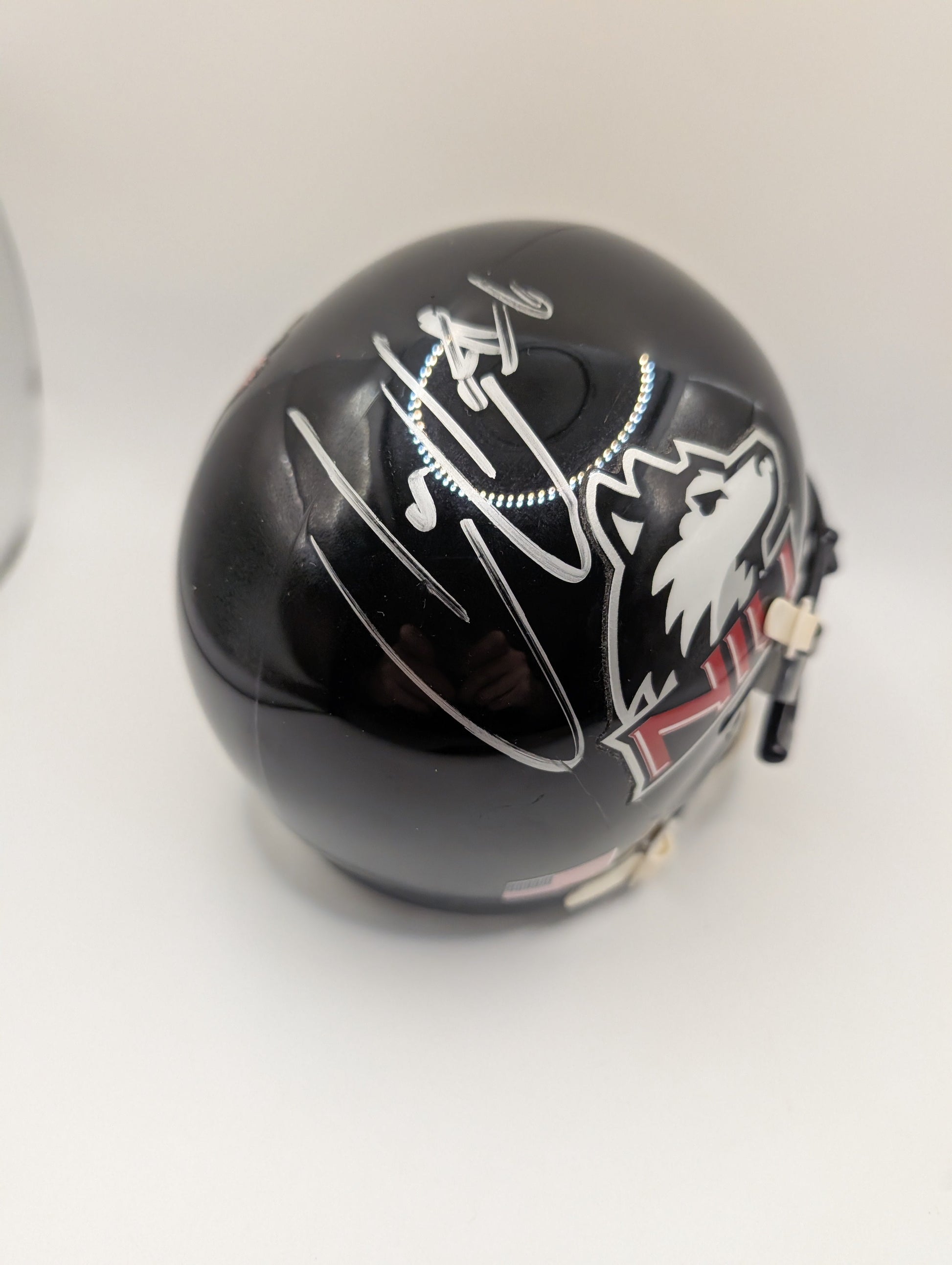 Jordan Lynch Signed Nothern Illinois Huskies Mini Helmet FRENLY BRICKS - Open 7 Days