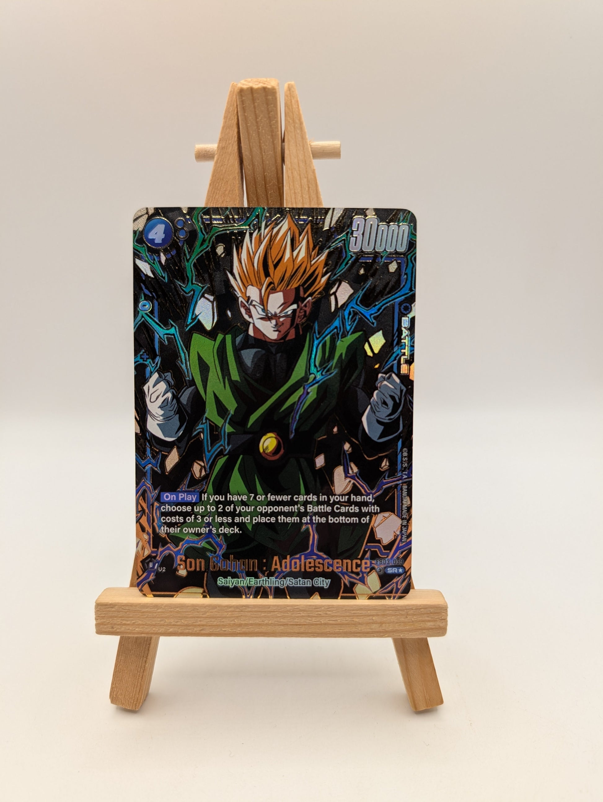 Dragon Ball  - Son Gohan : Adolescence FB03-039 (SR) Raging Roar Alt Art English FRENLY BRICKS - Open 7 Days