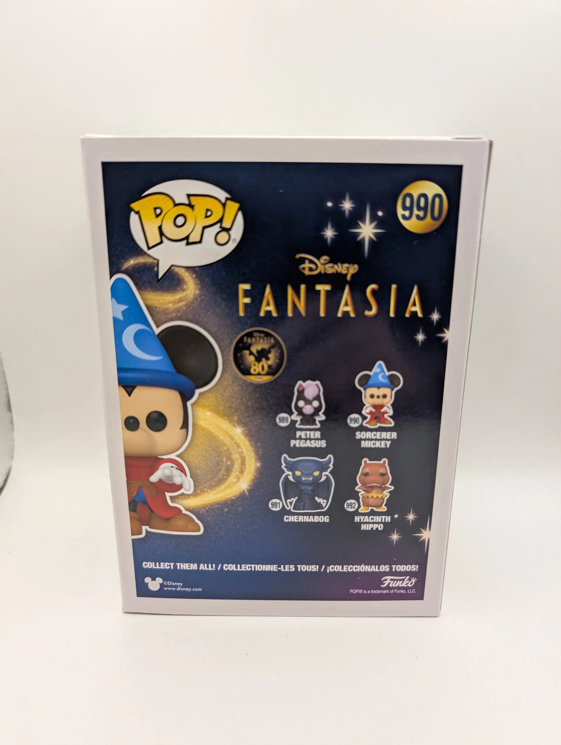 Sorcerer Mickey #990 Fantasia Disney Funko Pop Vinyl FRENLY BRICKS - Open 7 Days