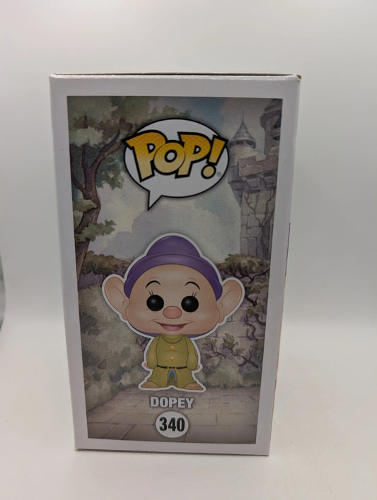 Dopey - 340 - Pop Vinyl - Snow White and the Seven Dwarfs - Disney - VAULTED FRENLY BRICKS - Open 7 Days