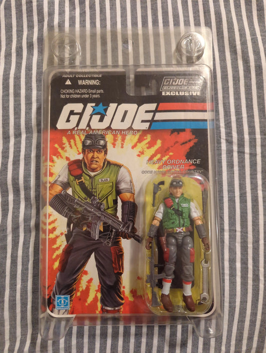 GI Joe Cross Country Figure LOOSE ON CARD FRENLY BRICKS - Open 7 Days