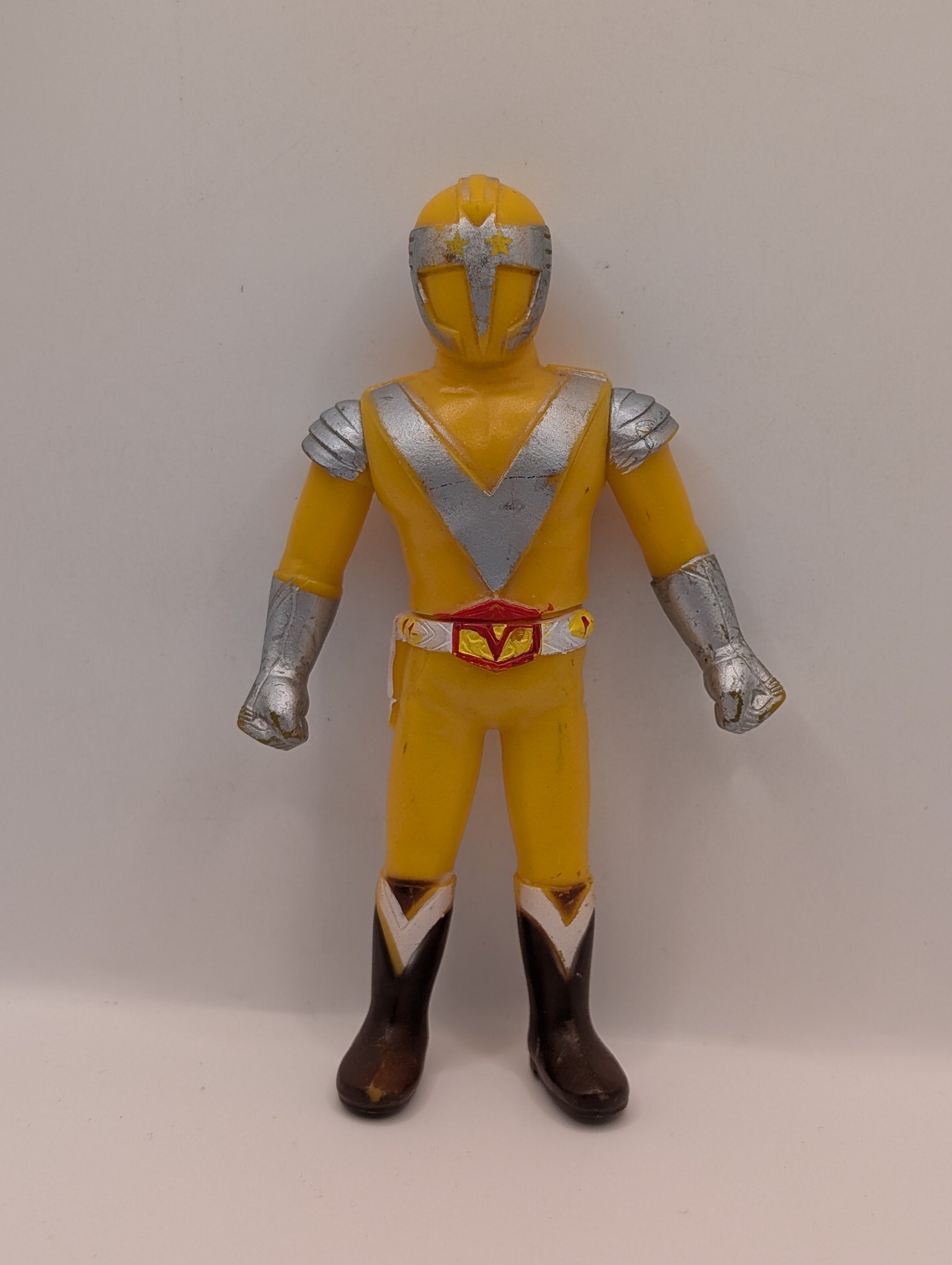 Enban Sensō Bankid soft vinyl 1970s Takatoku Toys YELLOW FRENLY BRICKS - Open 7 Days