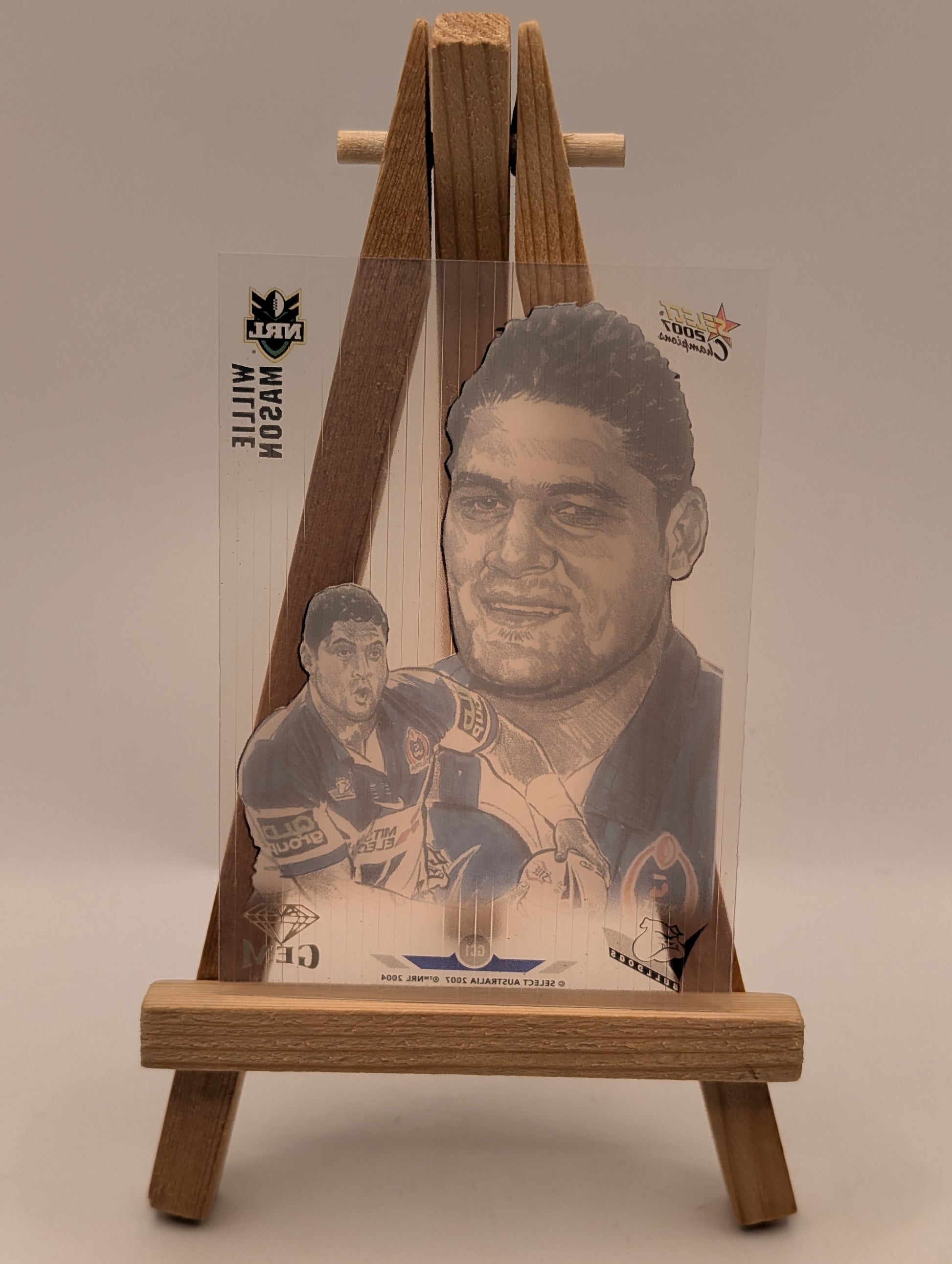 2007 Select NRL Champions Gem Card GC1 Willie Mason (Bulldogs)** FRENLY BRICKS - Open 7 Days